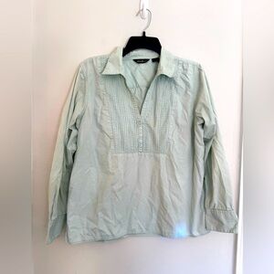 Eddie Bauer Womens Mint Green Long Sleeve - Size Large